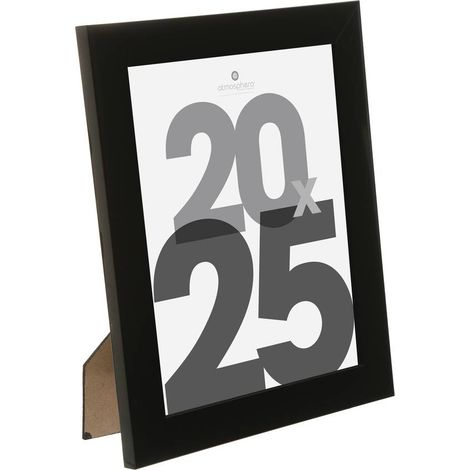 Fotorahmen Lise - Holz und Glas - schwarz - 20x25 cm