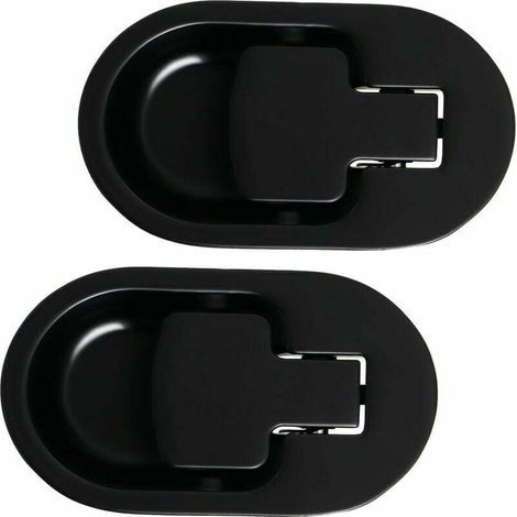 Levier de Fauteuil et Canapé Inclinable Relax, Manche en Métal D'aluminium Solide Noir sans Cable (2 Pièces),dolaso (1/5)