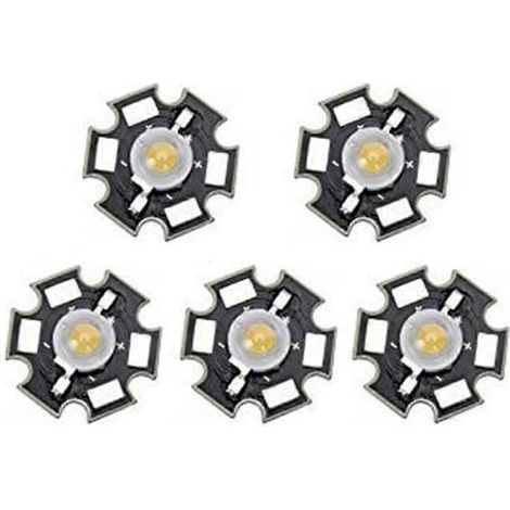 Lot de 5 ampoules LED haute puissance blanc chaud 3W [ZeGoods Class]-AquaForge (1/3)