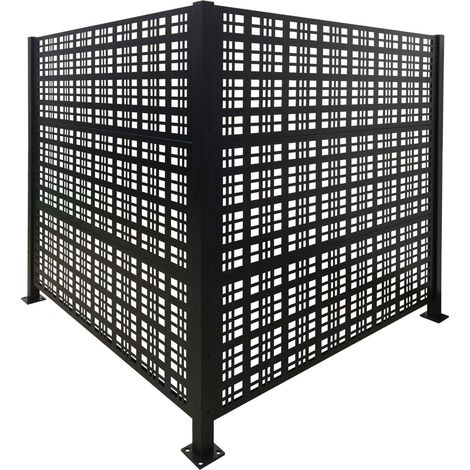 Mülltonnenabdeckung, 120 cm modularer Sichtschutz