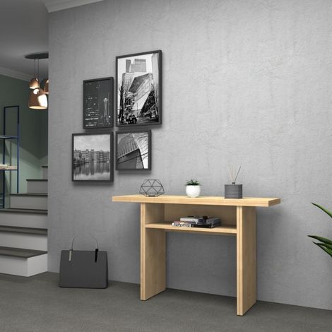 Consolle Allungabile 120x40/80x76 cm Ikebana rovere (1/3)