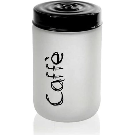 BARATTOLO PER IL CAFFÈ CON CAPIENZA DA 660 CCIN VETRO OPACO (1/2)
