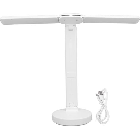Adjustable Foldable Desk Lamp LED Charging Eye Caring 3 Lighting Modes Dual Swing Arm Dimmable Desk Lamp for Office Home (1/5)
