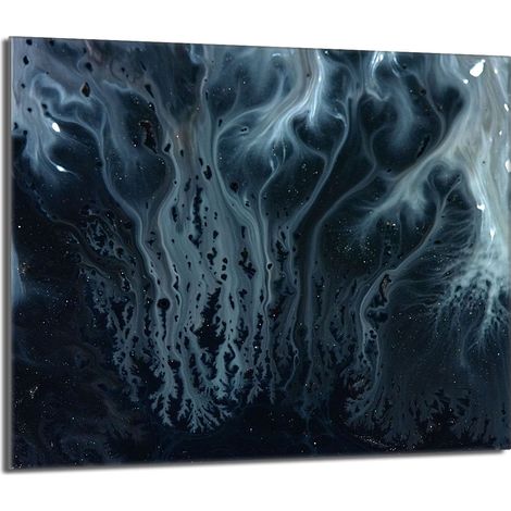 Protector de cristal para encimera de cocina 60x52 Mármol (1/5)