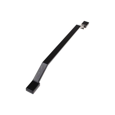Poignée de porte noire (C00299109) Four, cuisinière INDESIT