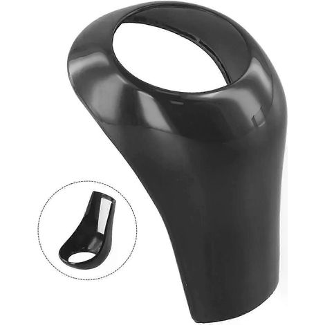 Couvercle de tête de boule de levier de vitesse en ABS noir compatible avec les normes de classe A (2004-2011), classe C (2004-2013), classe E, CLS (2006-2012) et classe G (2009-2011). (1/5)