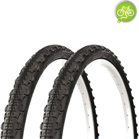 2x Pneu vélo électrique anti crevaison 26 x 1.90 (ETRTO 50-559) VAE E-Bike VTT ville VTC Blue way