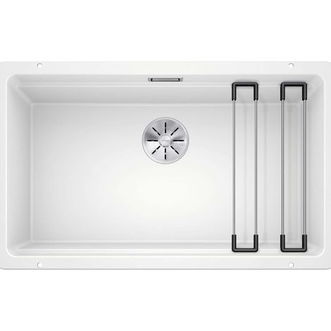 Blanco Etagon 700 - Évier en silgranite, 73x46 cm, avec rails, blanc 525171 (1/7)