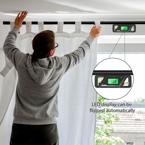 Magnetischer digitaler Neigungsmesser, absolute und relative Messung, Neigungsumrechnung, Mehrzweck-Neigungsmesser, LCD-Bildschirm, Hintergrundbeleuchtung
