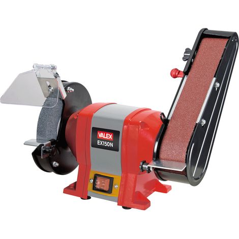 Valex Smerigliatrice da Banco Combinata 250W Rosso Nastro 686x50mm