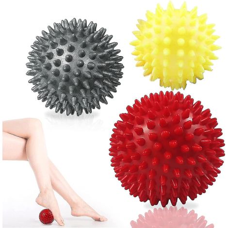 Lot de 3 balles de massage en forme de hérisson (1/5)