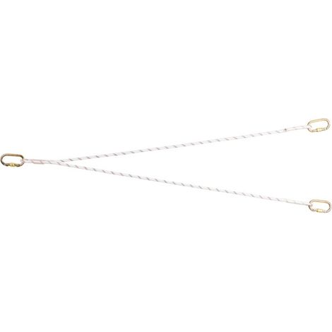 Longe antichute Y (double) LDF 11 - 1 m - M10-M10-M10 - TRACTEL