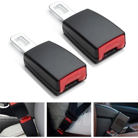 Auto-Sicherheitsgurtverlängerung – 2er-Pack – 12 cm – Kompatibel mit allen Fahrzeugmarken – Hält 8.000 Anwendungen stand (1/5)