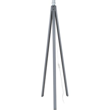 Lampada da terra grigia 45x135 cm