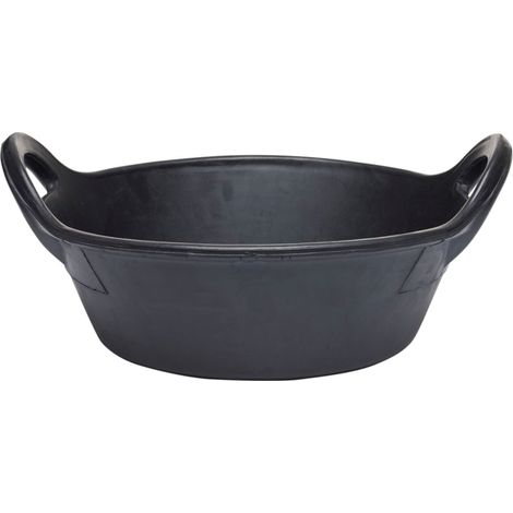 Horse Guard Gummieimer für Stall und Weide, schwarz - 20 Liter