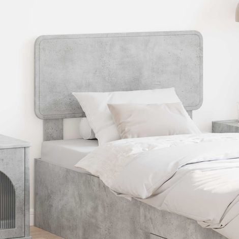 Tête de lit-Panneau de lit Gris béton 75 cm Bois d'ingénierie 324630 (1/5)