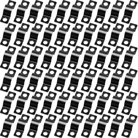 60 Pièces Colliers de Serrage en U, Collier Serrage Métal Collier de Serrage (1/5)