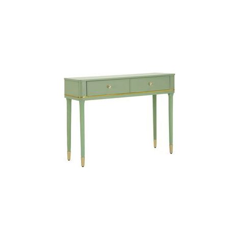 Console Camille verte design élégant détails dorés (1/5)