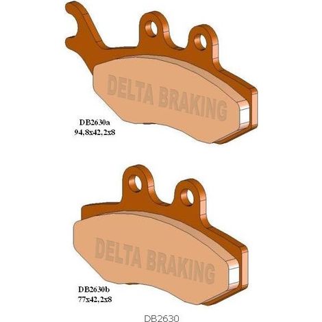 Pastillas de freno delanteras Delta Motor Hispania 50 RYZ Pro Racing Supermotard