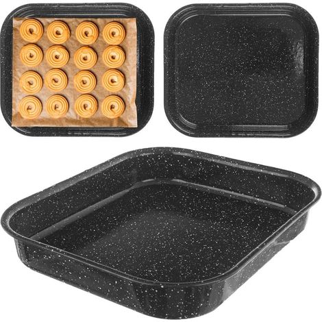 Teglia rettangolare smaltata 29,5x25,5x4,5 cm (1/5)