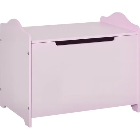 Coffres à Jouets pour Enfants Boîte à Jouets 60L x 40l x 48H cm Rose (1/5)