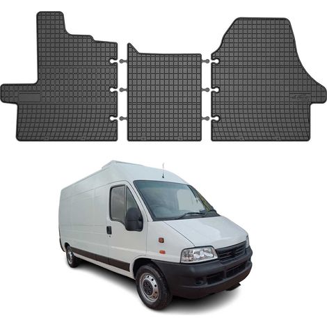OMAC Tapis de Sol Compatible avec Fiat Ducato III 2006-2011 Convient à 1ème rangée Noir (1/5)