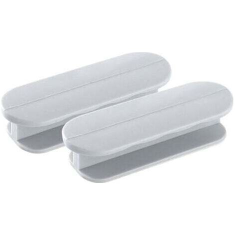 2 No Punch Balcony Window Pulls - Grey, Outdoor Patio Door Pulls Drawer Pulls Furniture Pulls, Glass Door (1/4)