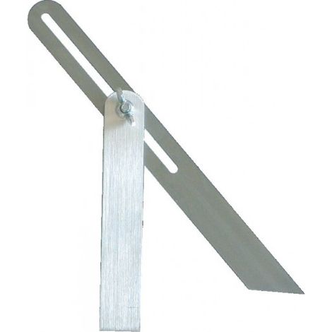 SOFOP TALIAPLAST - Fausse équerre à coulisse 25cm talon aluminium