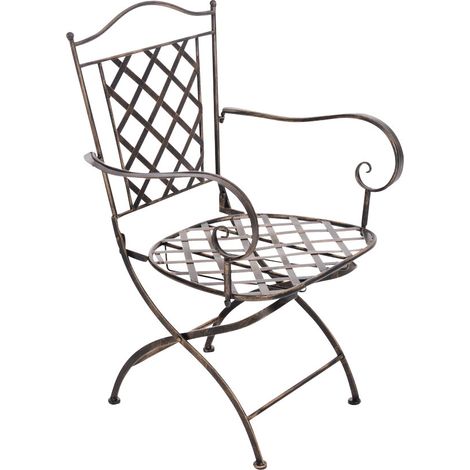 Sedia Outdoor in Ferro Adara bronzo (1/5)