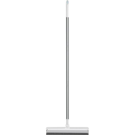 Brosse de sol à long manche en forme de V pour le nettoyage des joints et des recoins des carrelages muraux, beige (1/5)