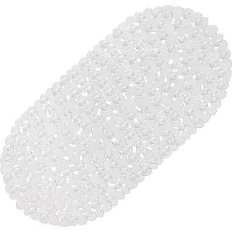 Alfombra Antideslizante Para Baño - Diseño Piedra - 69 x 36 cm - Para Ducha y Bañera - Con Ventosas - Unidad (1/5)