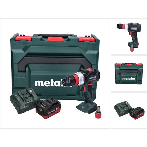 Metabo BS 18 LT BL Q Perceuse-visseuse sans fil 18 V 75 Nm Brushless + 1x batterie 5,5 Ah + chargeur + metaBOX