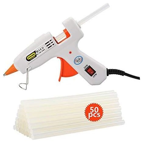 ZOLGINAH Mini Pistolet à Colle Chaude 50 Pieces Barres de colle de pièces pour DIY Small Art, Réparations rapides et à domicile, Bureau et école (1/5)