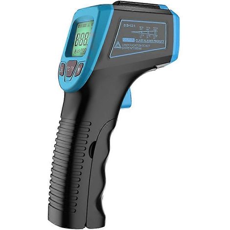 Thermomètre infrarouge numérique -50-600/-58-1122 Thermomètre sans contact Gm320s Thermomet industriel (1/5)