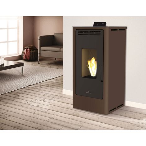Poêle à pellet 9kW - Kira Moka - Sans (1/4)