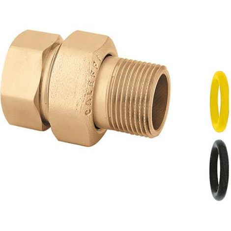 Dreiteilige Verschraubung PN16 1" F x M mit Überwurfmutter Caleffi 588060 1" F x M a bocchettone (1/2)