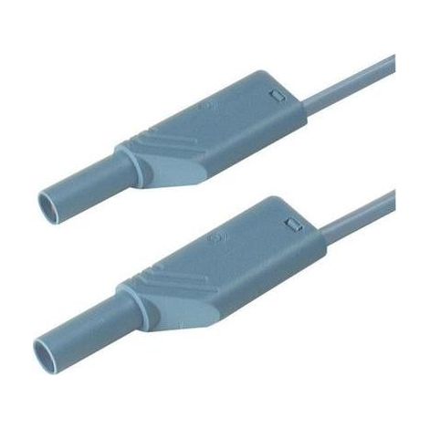 Hirschmann Test & Measurement MLS WS 100/2,5 bl Puntali di sicurezza Spina a banana 4 mm Spina a banana 4 mm 1.00 m Blu