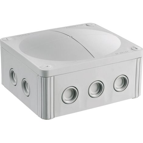 Wiska 10101459 Abzweigkasten (L x B x H) 160 x 140 x 81 mm Grau IP66/IP67 1 St. (1/3)