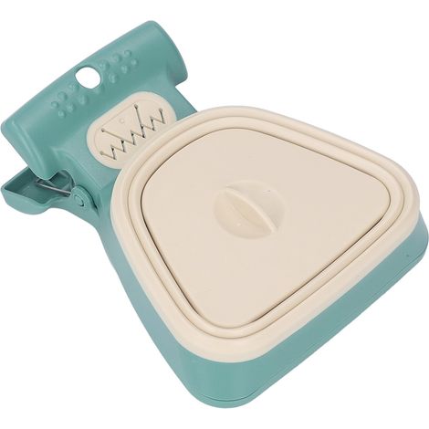 Scoop à déjections canines portable - Compact avec sacs à déchets inclus - Vert moutarde (1/5)