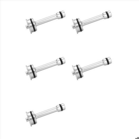 5X Bouchon de dérivation,Alliage d'aluminium,Thermostat de refroidisseur,Argent,Pour 6L80 6L90 8L90 2014-2020 (1/5)