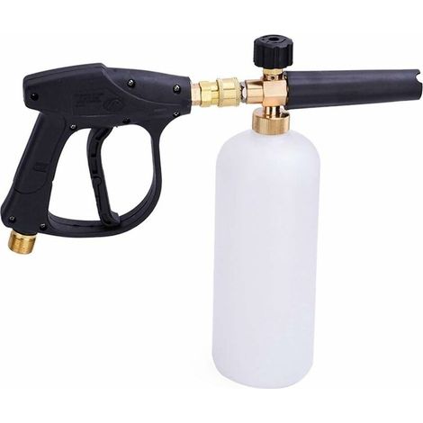 Pistolet für Laveuse zu/bei hoch Druck mit Kit von Boîteille von Lance in/aus Mousse zu/bei Neige von 1 l für Lave - Auto Nettoyage von Vitres M22 Métrique Raccord Fileté Male