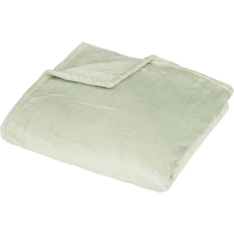 Plaid Design Uni "Row" 150x200cm Vert Céladon