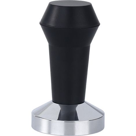 Sollbry Kaffee-Tamper 51 mm, Kaffee-Tamper mit schwarzem Silikon, Edelstahl-Tamper, Barista-Espresso-Tamper, Barista-Zubehör, Kaffee mit flachem Boden aus Edelstahl (1/5)