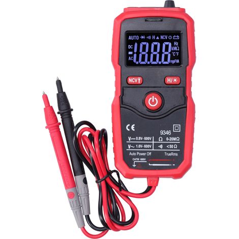 Multimètre numérique UA9346 VR LCD écran entièrement automatique testeur tension AC/DC résistance (1/5)