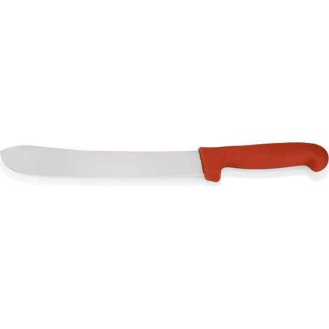 Couteau de cuisine Couteau de boucher HACCP en Acier inoxydable/Plastique rouge - Was Germany