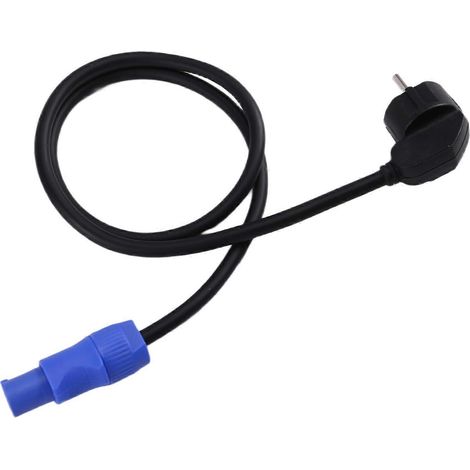 Câble d'alimentation pour éclairage de scène avec prise Powercon 3 broches, câble de connexion de 1 m, prise européenne (1/5)