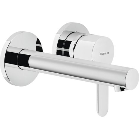 Nobili Série ABC Mélangeur lavabo encastré AB87199CR  Chromé - Laiton