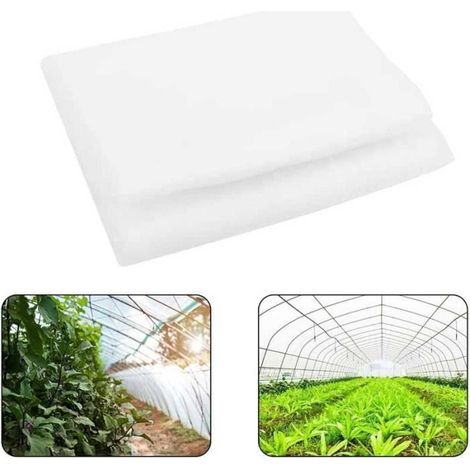 Filet Anti Insecte Potager - FOLAYA - Filet de Jardin - Blanc - Transparent - 2.5 6m (1/4)