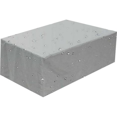 Cover Living room Of Garden Outdoor 115x115x70cm Cover Table Of Garden Waterproof Oxford Cover Of Protection Of Garden To the Wind Anti-UV Cover Table Of Garden Rectangular (210D,Silver) (1/5)