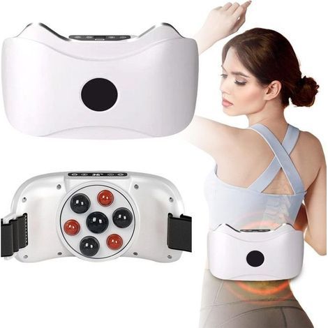 Elektrisches Bauchmassagegerät, Tiefengewebsmassagegerät mit 7 Magneten, 3 Geschwindigkeitsstufen, Bauchpflege (1/5)